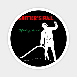 Shitter's Full Cousin Eddie Merry Christmas Vacation T-Shirt Magnet